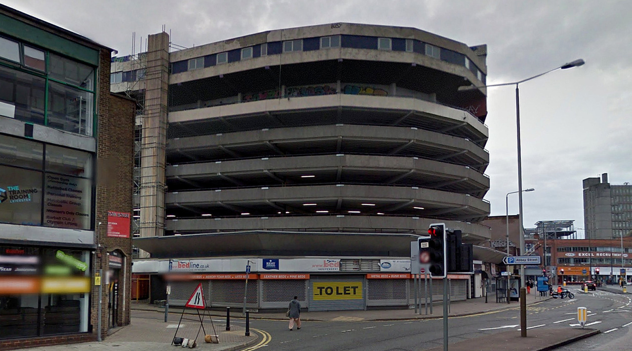 Sky Plaza Hotel on top of Abbey Street Car Park (Leicester, United Kingdom)